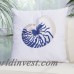 Birch Lane™ Emilia Seashell Shoreline Embroidered Pillow Cover BL12832